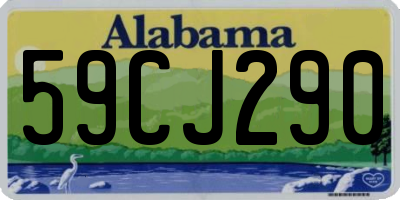 AL license plate 59CJ290