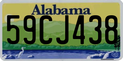 AL license plate 59CJ438