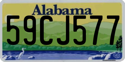 AL license plate 59CJ577