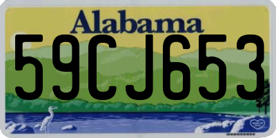 AL license plate 59CJ653