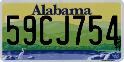AL license plate 59CJ754