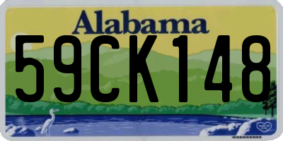 AL license plate 59CK148