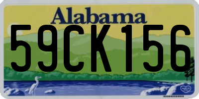 AL license plate 59CK156