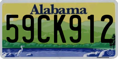 AL license plate 59CK912