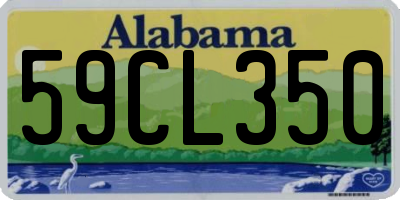 AL license plate 59CL350