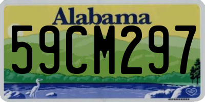 AL license plate 59CM297