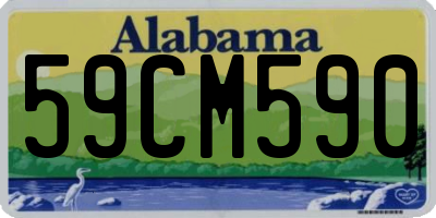 AL license plate 59CM590
