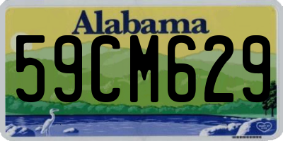 AL license plate 59CM629