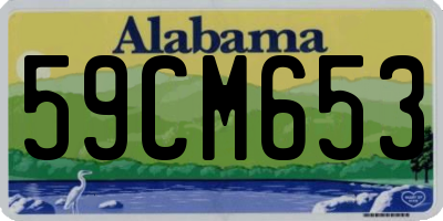AL license plate 59CM653