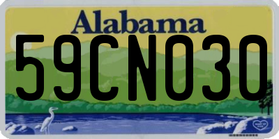 AL license plate 59CN030