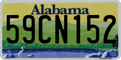 AL license plate 59CN152