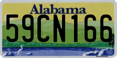 AL license plate 59CN166