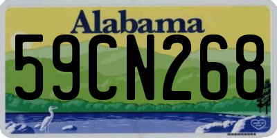 AL license plate 59CN268