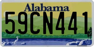 AL license plate 59CN441