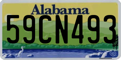 AL license plate 59CN493