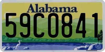AL license plate 59CO841