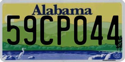 AL license plate 59CP044