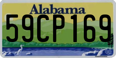 AL license plate 59CP169