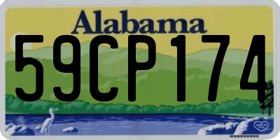 AL license plate 59CP174