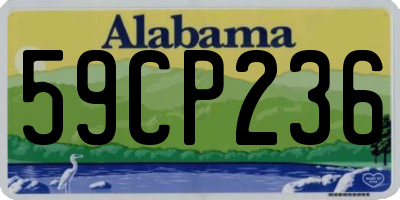 AL license plate 59CP236