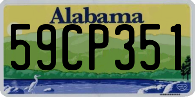 AL license plate 59CP351