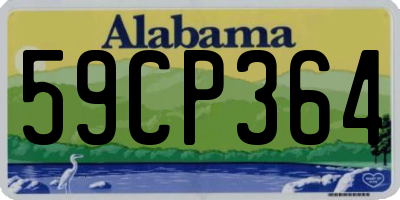 AL license plate 59CP364