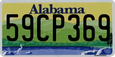 AL license plate 59CP369
