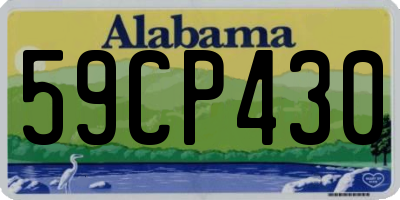 AL license plate 59CP430