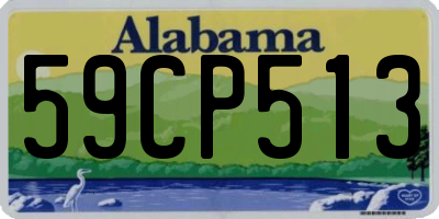 AL license plate 59CP513
