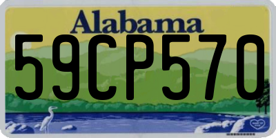 AL license plate 59CP570