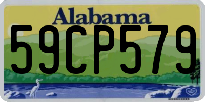 AL license plate 59CP579