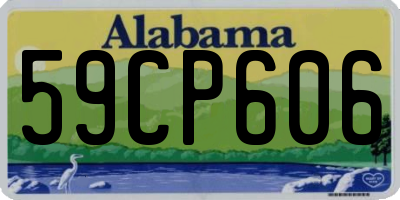 AL license plate 59CP606