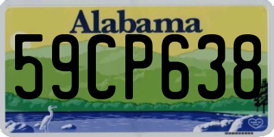 AL license plate 59CP638