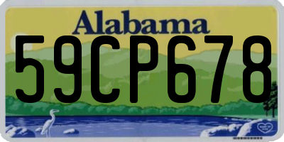 AL license plate 59CP678