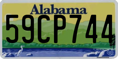 AL license plate 59CP744
