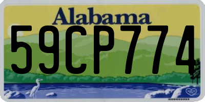 AL license plate 59CP774