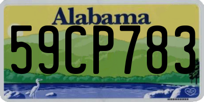 AL license plate 59CP783
