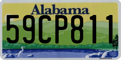 AL license plate 59CP811