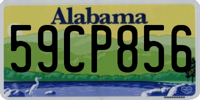 AL license plate 59CP856