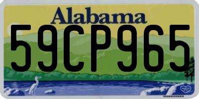 AL license plate 59CP965