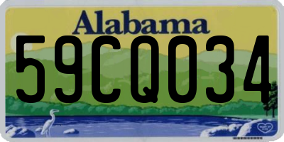 AL license plate 59CQ034
