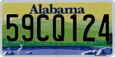 AL license plate 59CQ124