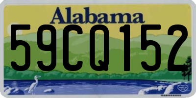 AL license plate 59CQ152