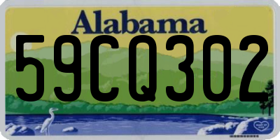 AL license plate 59CQ302