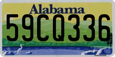 AL license plate 59CQ336