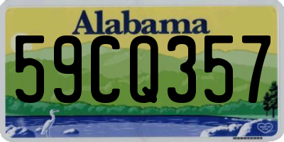 AL license plate 59CQ357