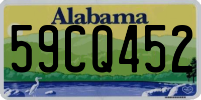 AL license plate 59CQ452