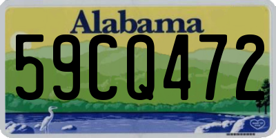 AL license plate 59CQ472