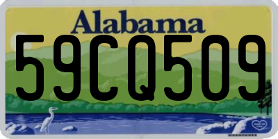 AL license plate 59CQ509