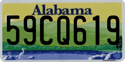 AL license plate 59CQ619